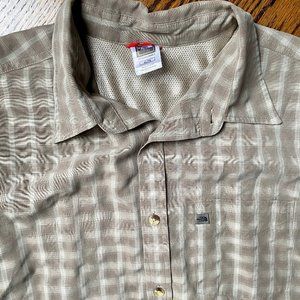 The North Face Vented Button Down Shirt, XL EUC